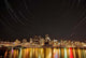 Star Trails above Downtown Wall Decal