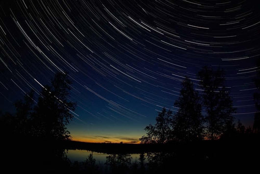 Star Trails Dusk Wall Decal Design 1