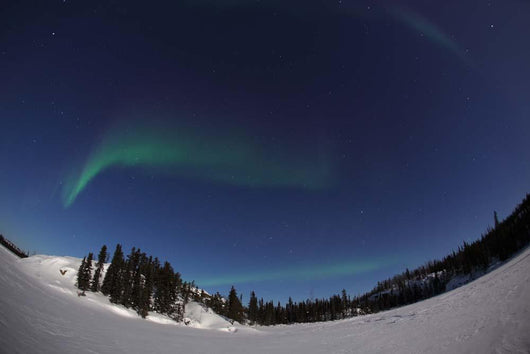 Aurora over Vee Lake Wall Decal Design 3