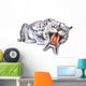 Thylacosmilus Says Hello Wall Decal
