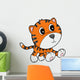 Cute Little Baby Tiger Wall Decal