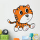 Cute Little Baby Tiger Wall Decal