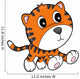 Cute Little Baby Tiger Wall Decal