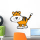 Little Orange Baby Tiger Wall Decal