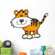 Little Orange Baby Tiger Wall Decal