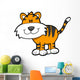 Little Orange Baby Tiger Wall Decal