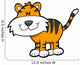 Little Orange Baby Tiger Wall Decal