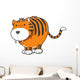 Chubby Saber Tooth Tiger Wall Decal