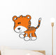 Cute Little Baby Tiger Wall Decal