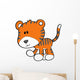 Cute Little Baby Tiger Wall Decal