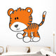 Cute Little Baby Tiger Wall Decal