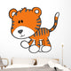 Cute Little Baby Tiger Wall Decal