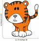 Cute Little Tiger Wall Decal
