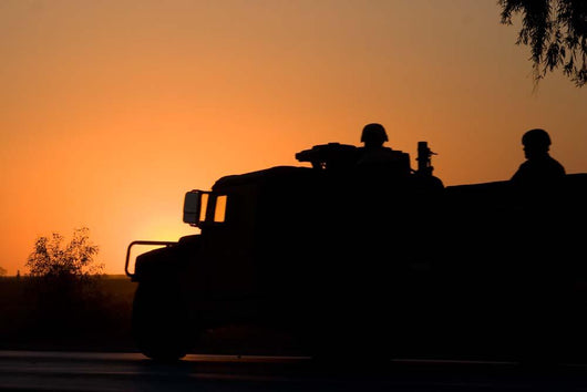 Us Army Humvee with Wall Decal