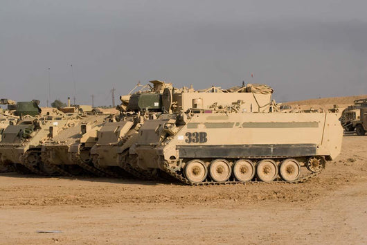 M113 Variant Camp Warhorse Wall Decal Design 1