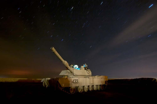 M1 Abrams Tank Camp Wall Decal Design 1