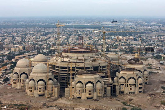 Aerial Saddam Hussein's Great Wall Decal