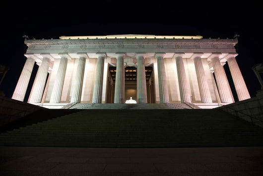Lincoln Memorial Lit up Wall Decal