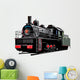 Black Steam Engine Train Wall Decal