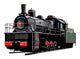 Black Steam Engine Train Wall Decal