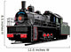 Black Steam Engine Train Wall Decal