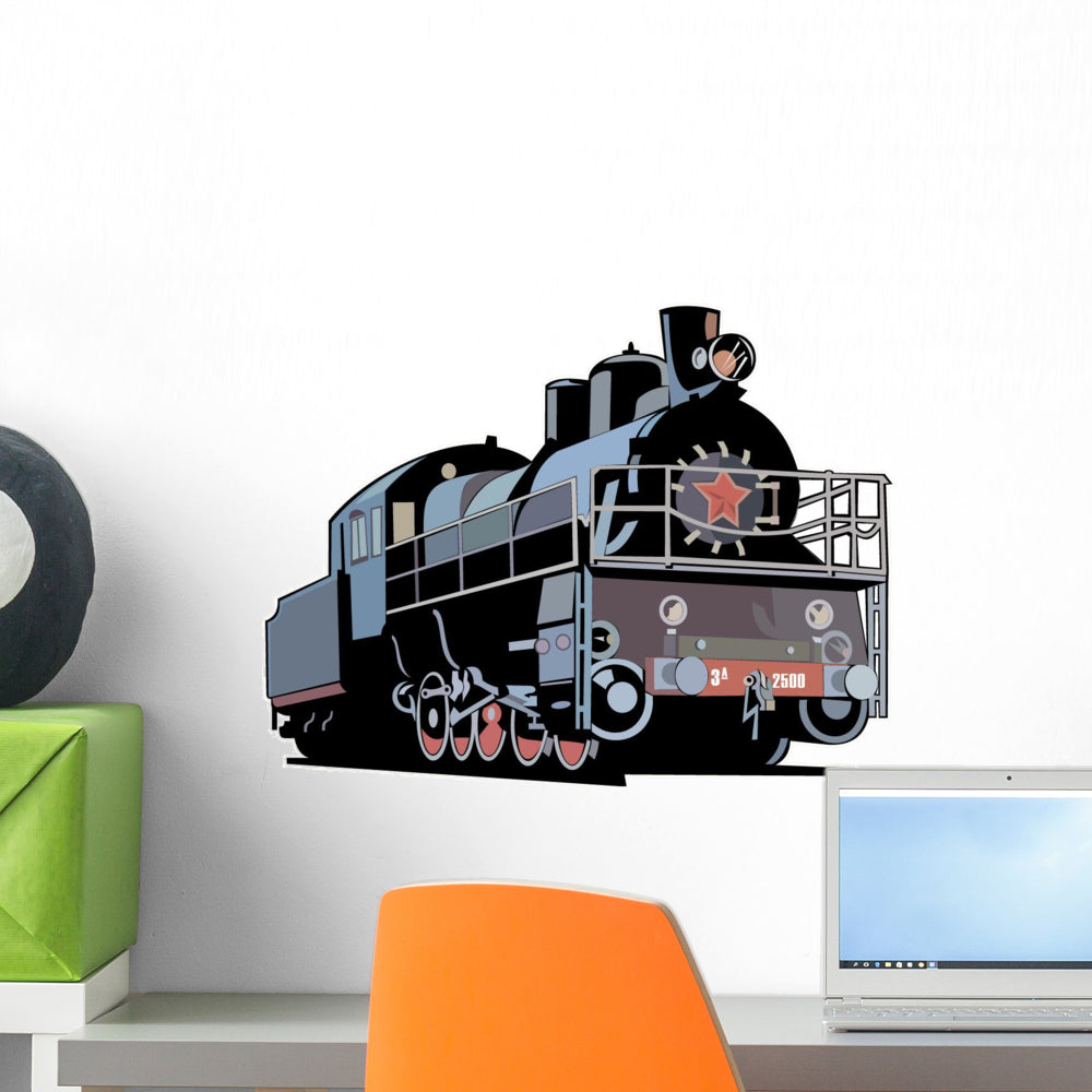 Steam Engine Train 2 Wall Decal - WallMonkeys.com – Wallmonkeys