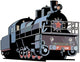 Steam Engine Train 2 Wall Decal