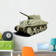 Green Military Tank Wall Decal