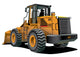 Orange Construction Bulldozer Wall Decal