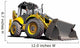 Yellow Construction Bulldozer Wall Decal