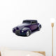 Classic Purple Muscle Car Wall Decal