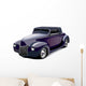 Classic Purple Muscle Car Wall Decal