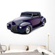 Classic Purple Muscle Car Wall Decal