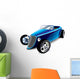 Classic Blue Muscle Car Wall Decal