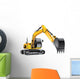Yellow Construction Crane Wall Decal