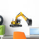 Yellow Construction Crane Wall Decal