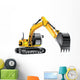 Yellow Construction Crane Wall Decal