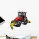Red Bulldozer Wall Decal