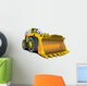 Big Yellow Construction Bulldozer Wall Decal
