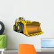 Big Yellow Construction Bulldozer Wall Decal