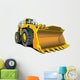Big Yellow Construction Bulldozer Wall Decal