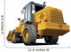 Bulldozer Construction Wall Decal
