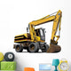Big Yellow Construction Crane Wall Decal
