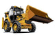 Lifted Yellow Construction Bulldozer Wall Decal