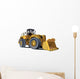 Yellow Bulldozer Construction Wall Decal