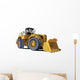 Yellow Bulldozer Construction Wall Decal