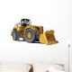 Yellow Bulldozer Construction Wall Decal