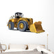 Yellow Bulldozer Construction Wall Decal
