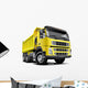 Big Yellow Dump Truck Wall Decal