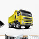 Big Yellow Dump Truck Wall Decal